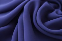 ткань кади из шелка сине-фиолетового цвета