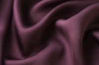 ткань шёлковый сатин бордово-баклажановый