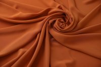 ткань шелк мандаринового цвета с эластаном 
