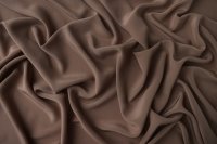 ткань шелковый крепдешин цвета какао