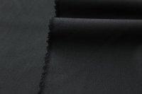 ткань шерстяной поплин черного цвета