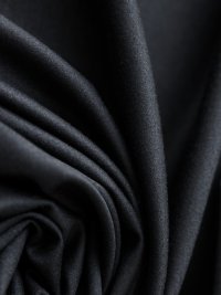 ткань костюмная шерсть черного цвета