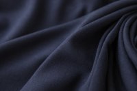 ткань костюмная шерсть темно-синяя