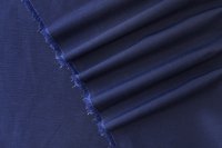 ткань костюмная шерсть синего цвета 
