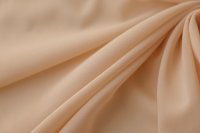 ткань шифон персикового цвета