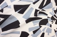 ткань хлопок с геометричным рисунком Фенди Рома
