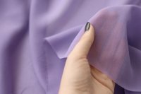 ткань шелковый шармуз лавандовый