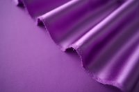 ткань атлас с эластаном лилового цвета