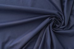 ткань сатин пыльного сине-фиолетового цвета сатин хлопок однотонная синяя Италия