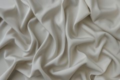 ткань кади белое с серо-бежевым подтоном кади шелк однотонная белая Италия