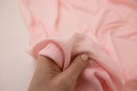 ткань льняной трикотаж нежно-розовый