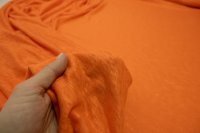 ткань льняной трикотаж оранжевый