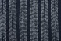 ткань двусторонний двухслойный кашемир синий с серым в елочку