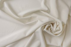 ткань габардин молочного цвета габардин шерсть однотонная белая Италия