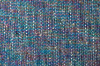 ткань твид шанель синяя с разноцветной нитью