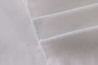 ткань хлопок саржевого плетения белый с кофейным оттенком