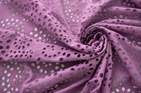 ткань шитье розово-сиреневого цвета