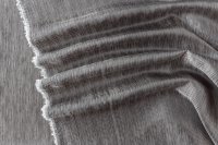 ткань подклад в тонкую полоску серебристо-серого цвета