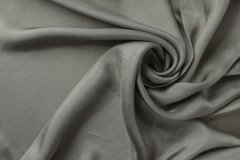 ткань подклад из купро серо-бежевого цвета подклад вискоза однотонная серая Италия