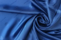 ткань подклад василькового цвета подклад вискоза однотонная синяя Италия