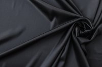 ткань черный атлас из шелка с эластаном