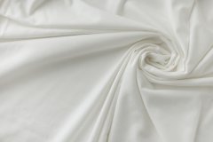 ткань хлопковая фланель белого цвета Италия
