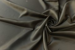 ткань подклад из вискозы цвета хаки подклад вискоза однотонная коричневая Италия