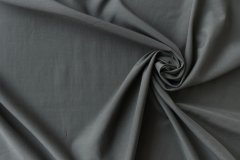 ткань подклад темно-серого цвета из хлопка и вискозы подклад вискоза однотонная серая Италия