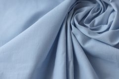 ткань бледно-голубой рубашечный хлопок Италия