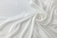 ткань шелковый атлас белого цвета