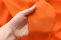 ткань подклад апельсинового цвета
