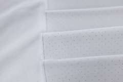 ткань рубашечный хлопок белый в мелкий горох сорочечная хлопок в горошек белая Италия