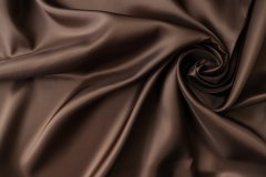 ткань подклад шоколадного цвета подклад вискоза однотонная коричневая Италия