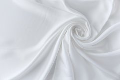 ткань подклад молочный подклад вискоза однотонная белая Италия