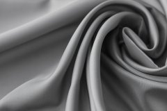 ткань подклад из вискозы средне-серого цвета подклад вискоза однотонная серая Италия