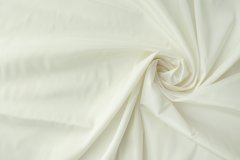 ткань подклад молочного цвета из купро и эластана подклад купра однотонная белая Италия