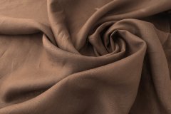 ткань лен шоколадного цвета костюмно-плательная лен однотонная коричневая Италия