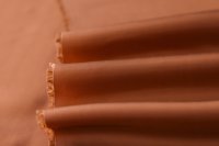 ткань подклад из вареного купро ржаво-коричневого цвета
