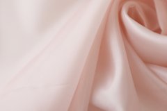 ткань подкладочная ткань нежно-розового цвета подклад купра однотонная розовая Италия