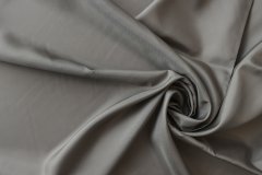 ткань подклад средне-серый вискозный подклад вискоза однотонная серая Италия