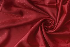 ткань подклад из вискозы красного цвета с логотипами Италия