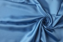 ткань подклад из вискозы голубой в рубчик подклад вискоза однотонная голубая Италия