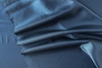 ткань подклад из вискозы пыльно-голубой в горошек