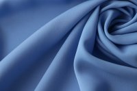 ткань шелковое кади голубого цвета