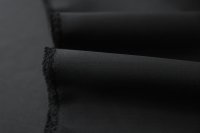 ткань костюмный креп черного цвета