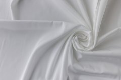 ткань белый подклад с эластаном подклад вискоза однотонная белая Италия