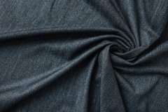 ткань фланель с джинсовым рисунком фланель хлопок однотонная синяя Италия