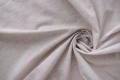 ткань рубашечный лен в узкую полоску костюмно-плательная лен в полоску белая Италия