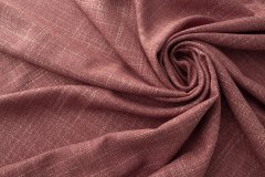 ткань шерсть с шелком и льном разбеленного розово-бордового цвета Италия