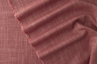 ткань шерсть с шелком и льном разбеленного розово-бордового цвета